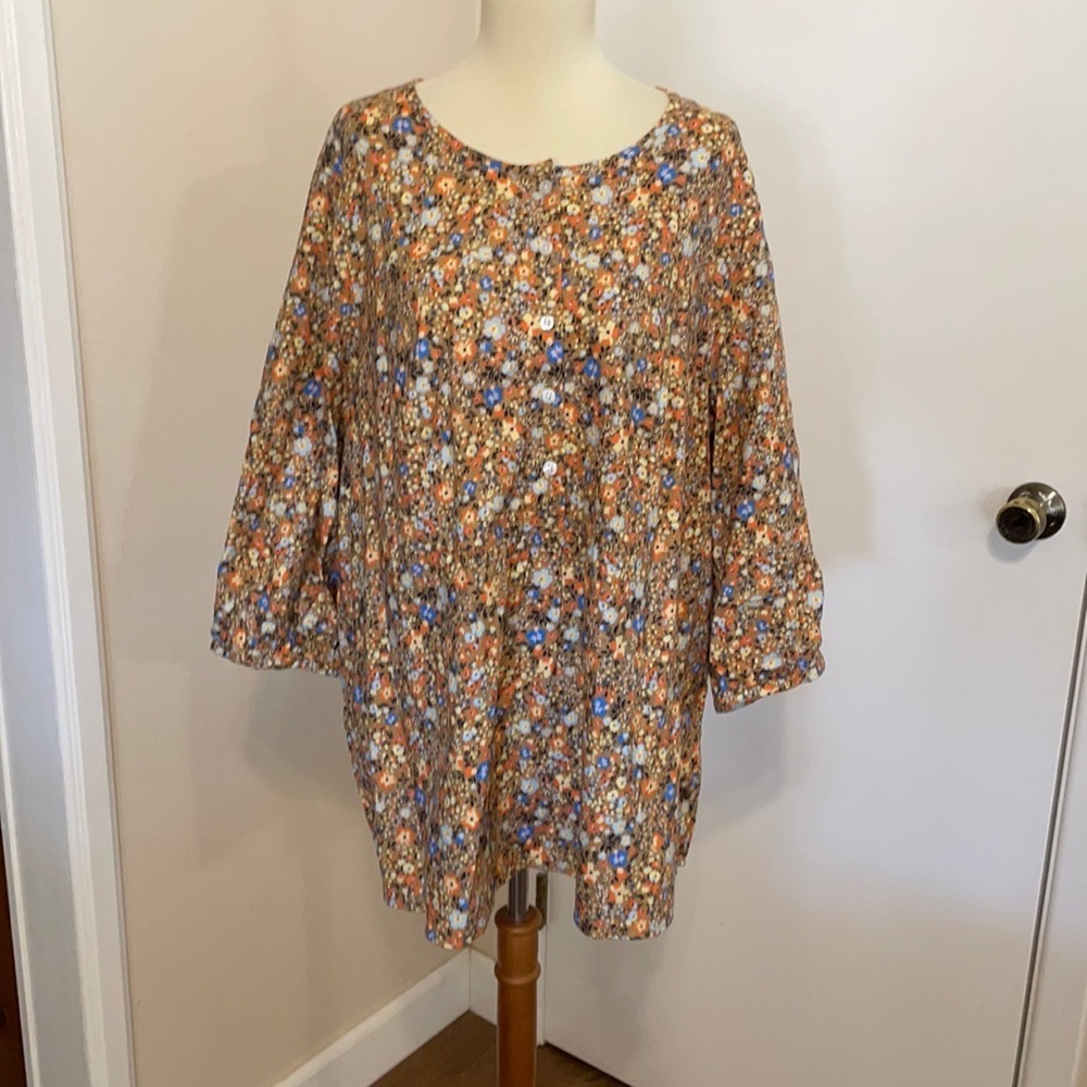 1X Lands End Top DD41 5474